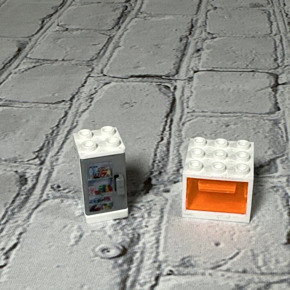 Mega Bloks Kitchen Accessories Oven And Refrigerator
